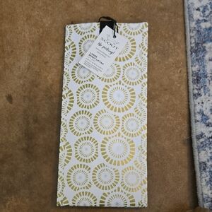 Scout White and Gold Geometric Tote